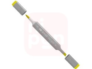 Brush Pen Graf Duo 123 Fluorescent Yellow - Cis