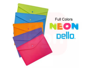 Pasta C/ Botão Horizontal Envelope A4 Full Color azul