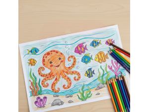 Lápis de Cor 12 Cores - Leo e Leo