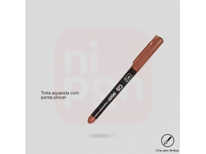 Caneta Marcador Brush Aquarelável CIS -  Bege